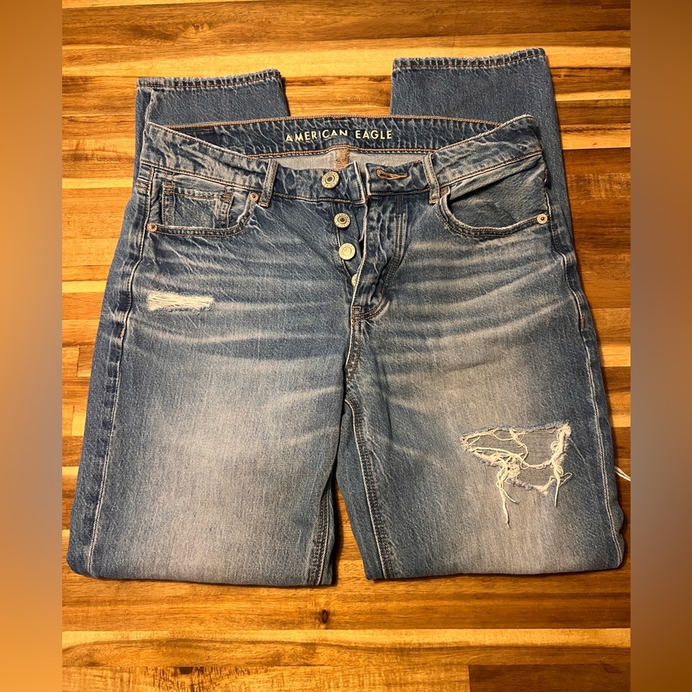 American Eagle Button Up Jeans Size 2